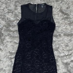 Forever 21 black lace dress